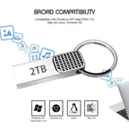 2TB USB Flash Drive Metal USB 3.2 Pen Drive Key 1TB 512GB Type C High Speed Pendrive 128gb Mini Flash Drive For Phone New