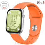 Soft Silicone Band For Huawei Watch FIT 3 Strap smartwatch sport waterproof belt for Huawei Watch fit 2 watchbands Accessories