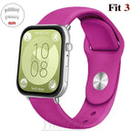 Soft Silicone Band For Huawei Watch FIT 3 Strap smartwatch sport waterproof belt for Huawei Watch fit 2 watchbands Accessories