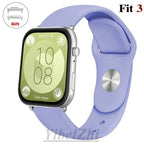 Soft Silicone Band For Huawei Watch FIT 3 Strap smartwatch sport waterproof belt for Huawei Watch fit 2 watchbands Accessories