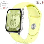 Soft Silicone Band For Huawei Watch FIT 3 Strap smartwatch sport waterproof belt for Huawei Watch fit 2 watchbands Accessories