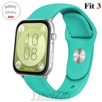 Soft Silicone Band For Huawei Watch FIT 3 Strap smartwatch sport waterproof belt for Huawei Watch fit 2 watchbands Accessories