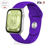 Soft Silicone Band For Huawei Watch FIT 3 Strap smartwatch sport waterproof belt for Huawei Watch fit 2 watchbands Accessories