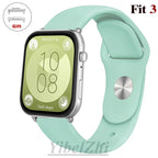 Soft Silicone Band For Huawei Watch FIT 3 Strap smartwatch sport waterproof belt for Huawei Watch fit 2 watchbands Accessories