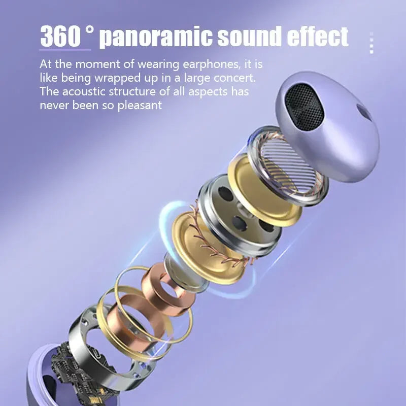 Neckband wireless connection compatible 5.2 LED headphones High sound quality stereo power display Magnetic Bluetooth earphones