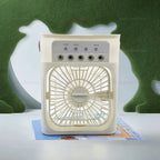 Portable Air Conditioner Fan 3 in 1 USB Electric Fan Five Hole Spray Humidifier for Home Office Desk Personal Cooling Fan