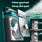 New 3-in-1 fan, air conditioner, mini home air cooler, LED night light, portable humidifier, air conditioning fan, office and ho
