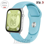 Soft Silicone Band For Huawei Watch FIT 3 Strap smartwatch sport waterproof belt for Huawei Watch fit 2 watchbands Accessories