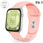 Soft Silicone Band For Huawei Watch FIT 3 Strap smartwatch sport waterproof belt for Huawei Watch fit 2 watchbands Accessories