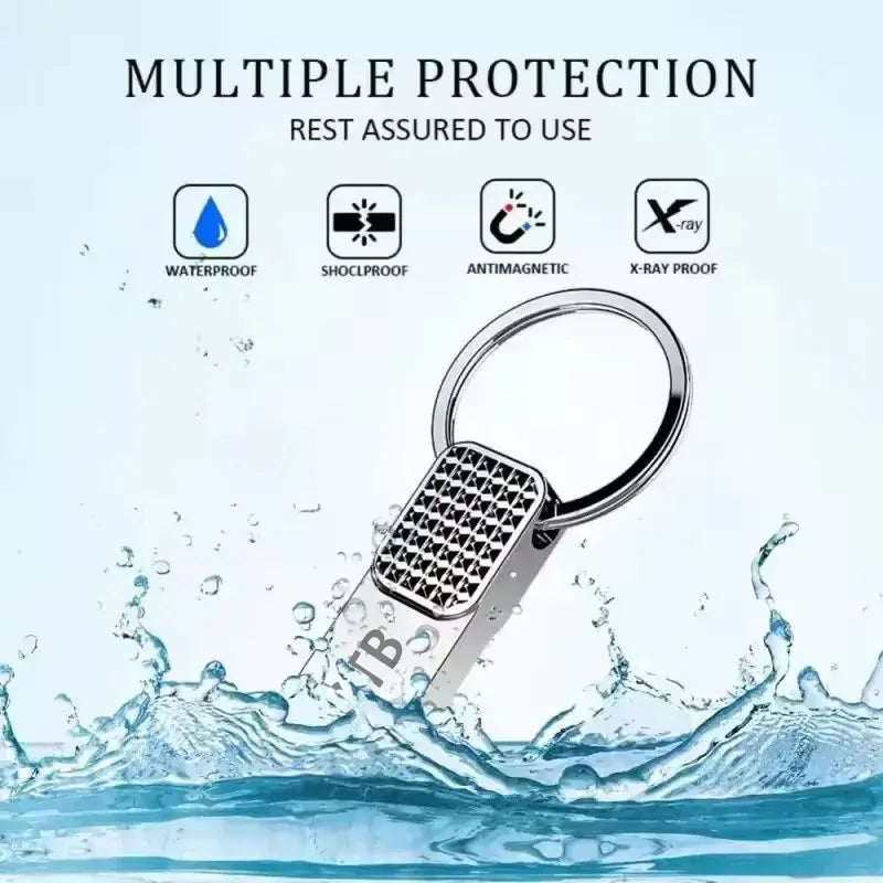2TB USB Flash Drive Metal USB 3.2 Pen Drive Key 1TB 512GB Type C High Speed Pendrive 128gb Mini Flash Drive For Phone New