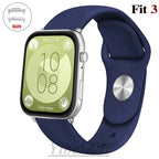 Soft Silicone Band For Huawei Watch FIT 3 Strap smartwatch sport waterproof belt for Huawei Watch fit 2 watchbands Accessories