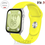 Soft Silicone Band For Huawei Watch FIT 3 Strap smartwatch sport waterproof belt for Huawei Watch fit 2 watchbands Accessories
