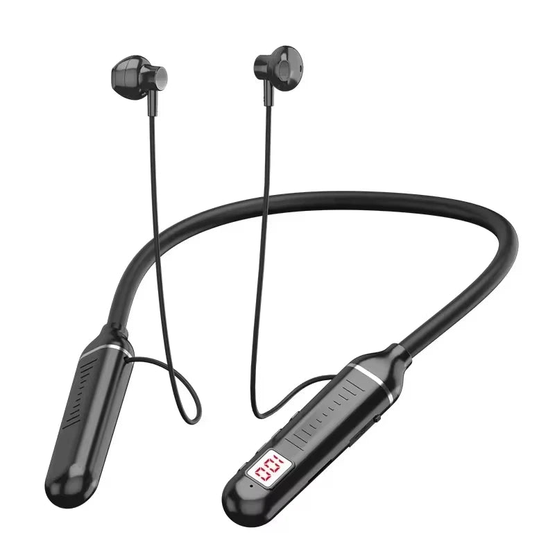 Bluetooth 5.2 Earphones Wireless Headsets Support TF Card Play HiFi Stereo Headphones LED Waterproof Earbuds Long Standby Time