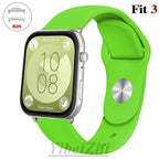 Soft Silicone Band For Huawei Watch FIT 3 Strap smartwatch sport waterproof belt for Huawei Watch fit 2 watchbands Accessories