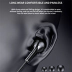 Neckband Headphones Wireless Headsets Bluetooth 5.0 Earphones HiFi Stereo Noise Reduction Earbuds Support TF Playback for Xiaomi