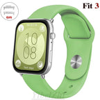 Soft Silicone Band For Huawei Watch FIT 3 Strap smartwatch sport waterproof belt for Huawei Watch fit 2 watchbands Accessories