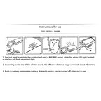 LED Flashlight with Remote Control Sound Key Chain Loss Locator Beep and Flash Sound of Looking for Lost Keys Whistle