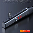 Neckband Headphones Wireless Headsets Bluetooth 5.0 Earphones HiFi Stereo Noise Reduction Earbuds Support TF Playback for Xiaomi