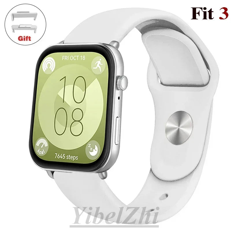 Soft Silicone Band For Huawei Watch FIT 3 Strap smartwatch sport waterproof belt for Huawei Watch fit 2 watchbands Accessories