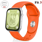Soft Silicone Band For Huawei Watch FIT 3 Strap smartwatch sport waterproof belt for Huawei Watch fit 2 watchbands Accessories