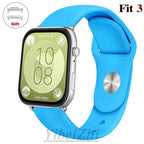 Soft Silicone Band For Huawei Watch FIT 3 Strap smartwatch sport waterproof belt for Huawei Watch fit 2 watchbands Accessories